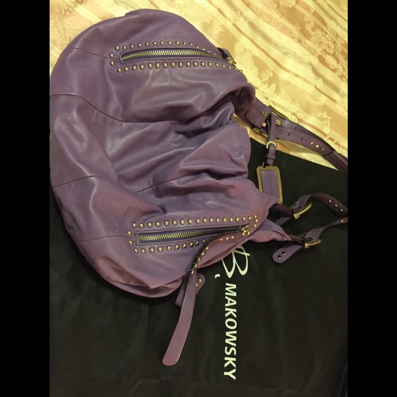 b. makowsky Handbags - B. Makowsky beautiful purple bag